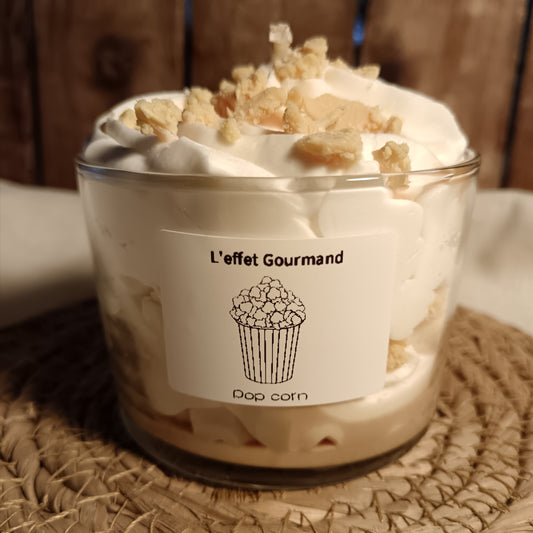 BOUGIE GOURMANDE POP CORN